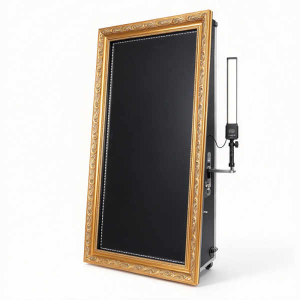 Magic Mirror Photooth Photo Booth with Selfie Function Wood Frame for Party