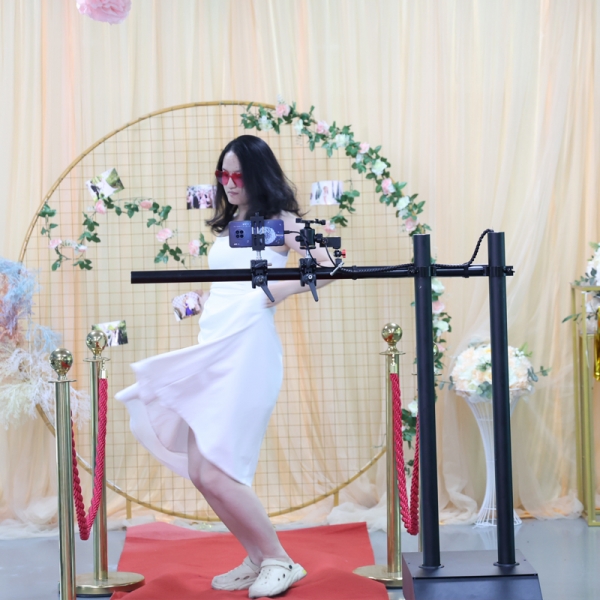 Photo Booth Tablet Floor Stand Advertising Kiosk Trackstar Photobooth Birthday Party Wedding Stand